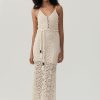 Dresses MOS The Label | Talia Beach Lace Midi Dress Ivory