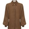 Blouses MOS The Label | Highland Blouse Dark Oak