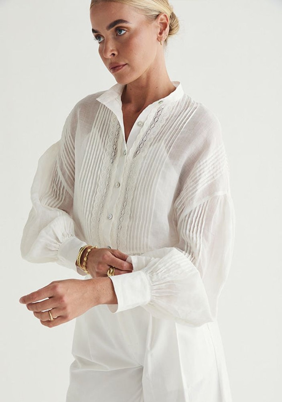 Blouses MOS The Label | Anastasia Blouse Ivory