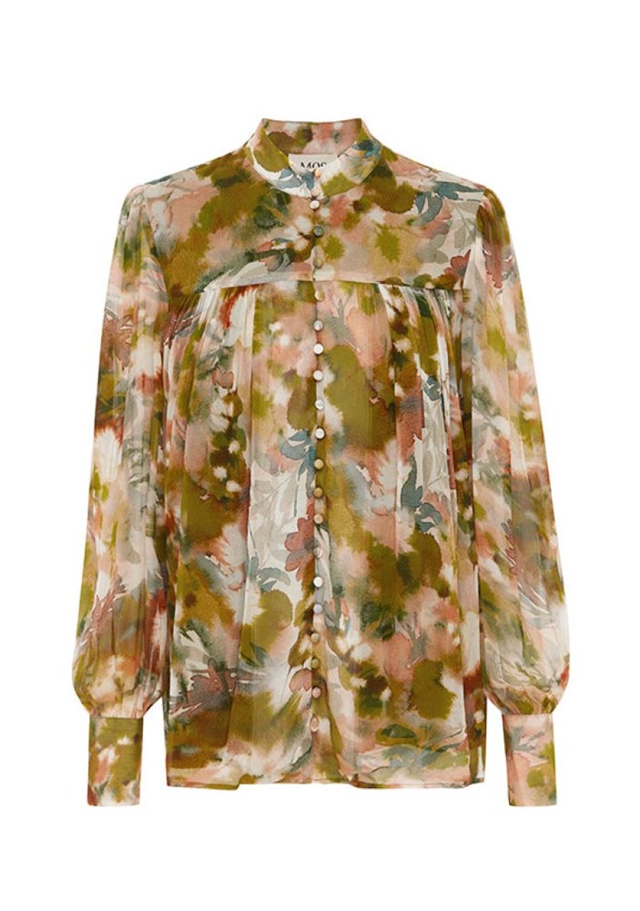 Blouses MOS The Label | Abstract Botanica Blouse Abstract Botanica Print