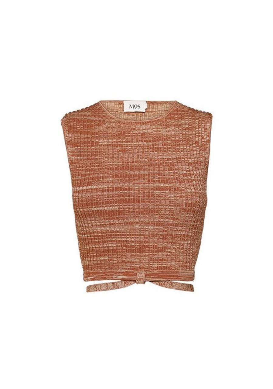 Tops MOS The Label | Retrospective Knit Top Faded Citrus