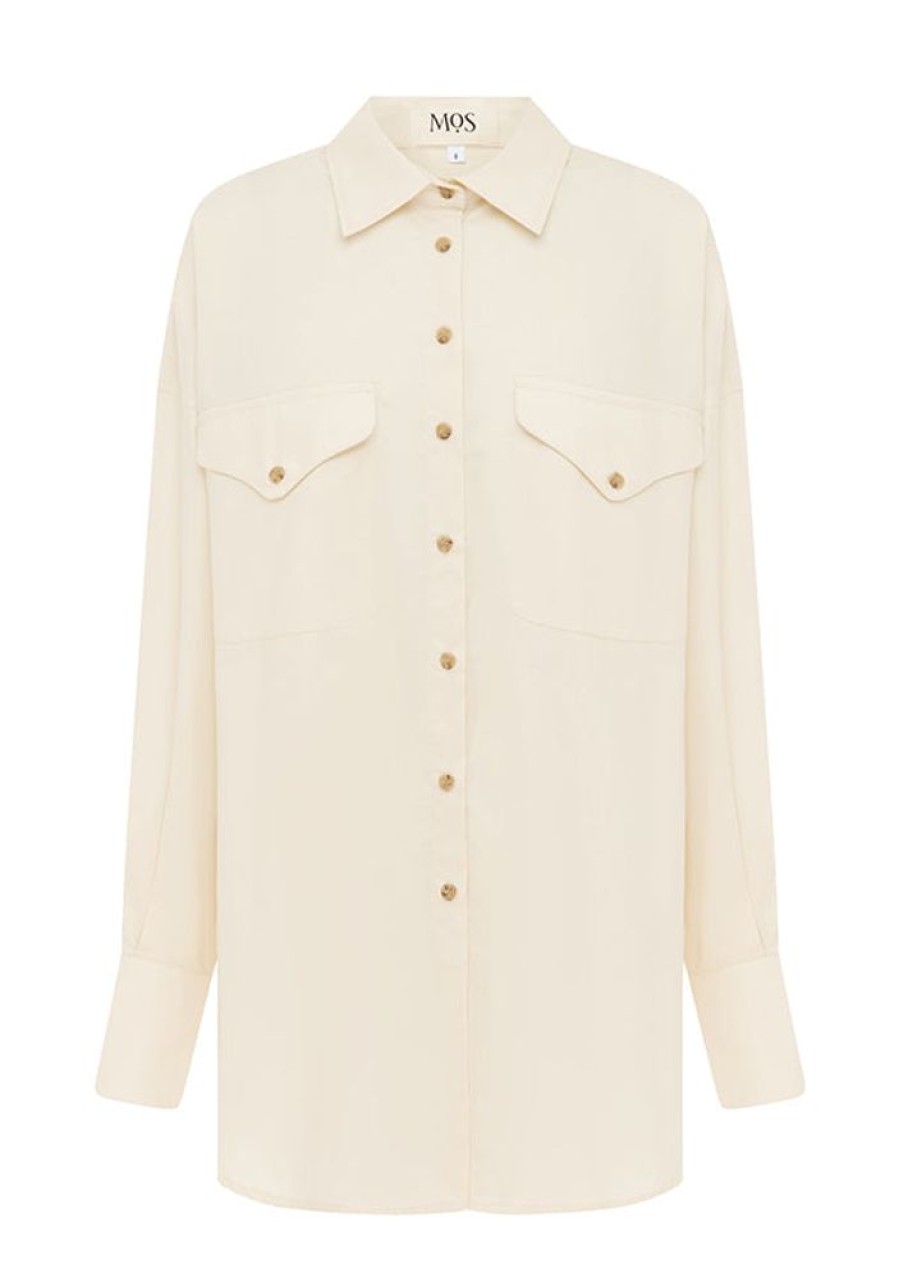 Blouses MOS The Label | Wanderer Blouse Ivory