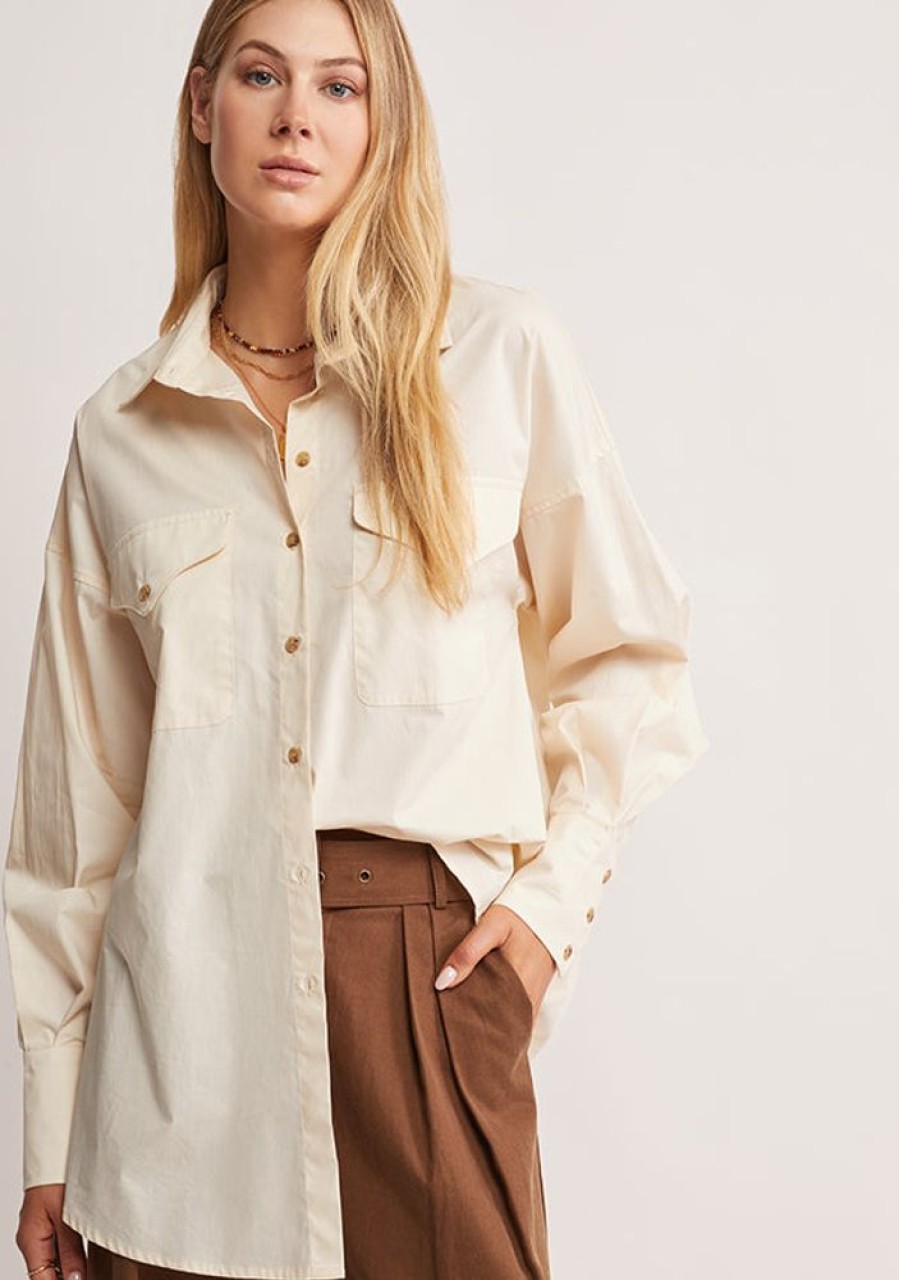 Blouses MOS The Label | Wanderer Blouse Ivory