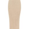 Bottoms MOS The Label | Wistful Knit Midi Skirt Sand