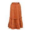 Bottoms MOS The Label | Golden Fields Pleated Midi Skirt