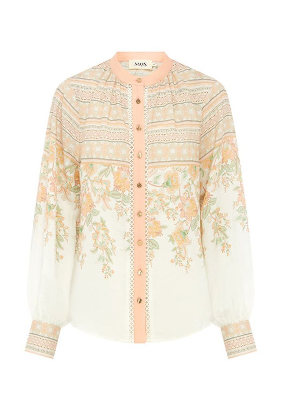 Blouses MOS The Label | Joanna Blouse Floral Border Print