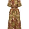 Dresses MOS The Label | Re-Rooted Nature Maxi Dress Re-Rooted Nature Print