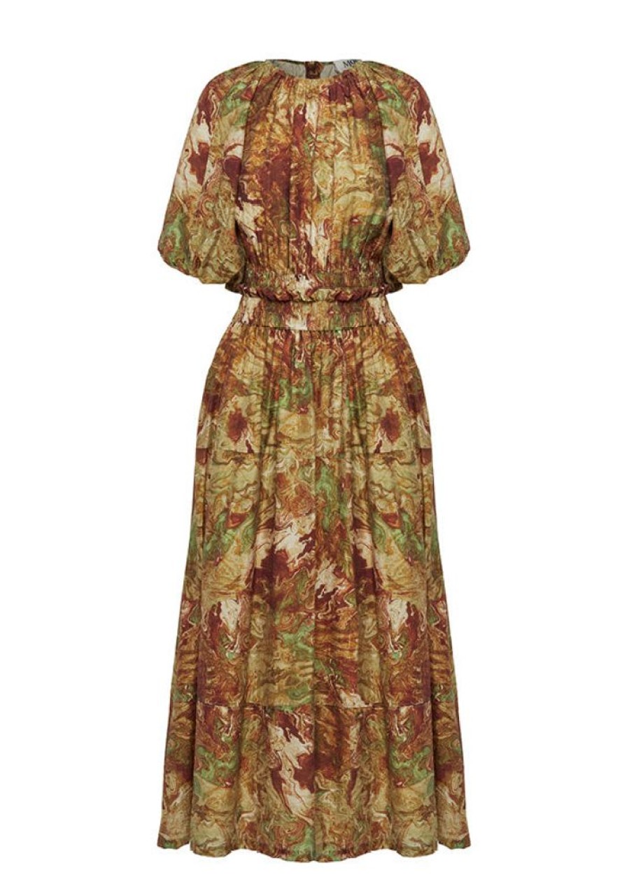 Dresses MOS The Label | Re-Rooted Nature Maxi Dress Re-Rooted Nature Print