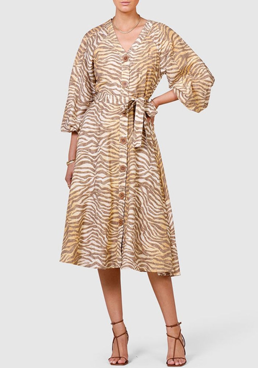 Dresses MOS The Label | Escapism Midi Dress Escapism Print