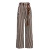 Bottoms MOS The Label | Fleetwood Stripe Pants Multi Brown