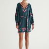 Dresses MOS The Label | Ophelia Long Sleeve Mini Dress Pine