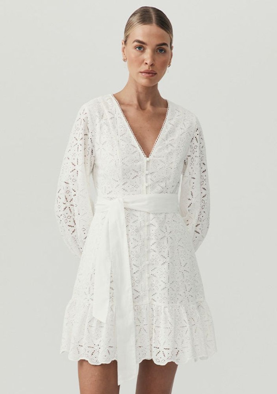 Dresses MOS The Label | Sara Lace Mini Dress Ivory