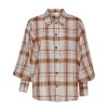 Blouses MOS The Label | Country Calling Blouse Brown Check