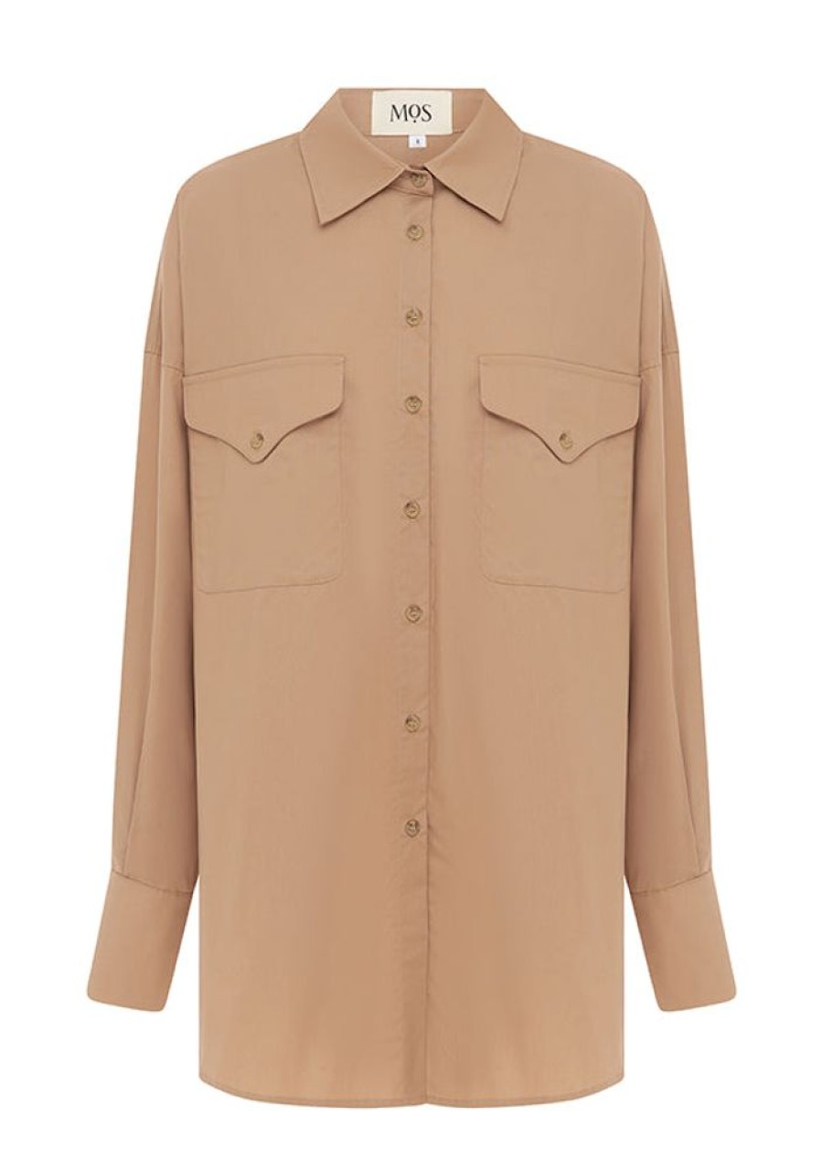 Blouses MOS The Label | Wanderer Blouse Dusty Clay