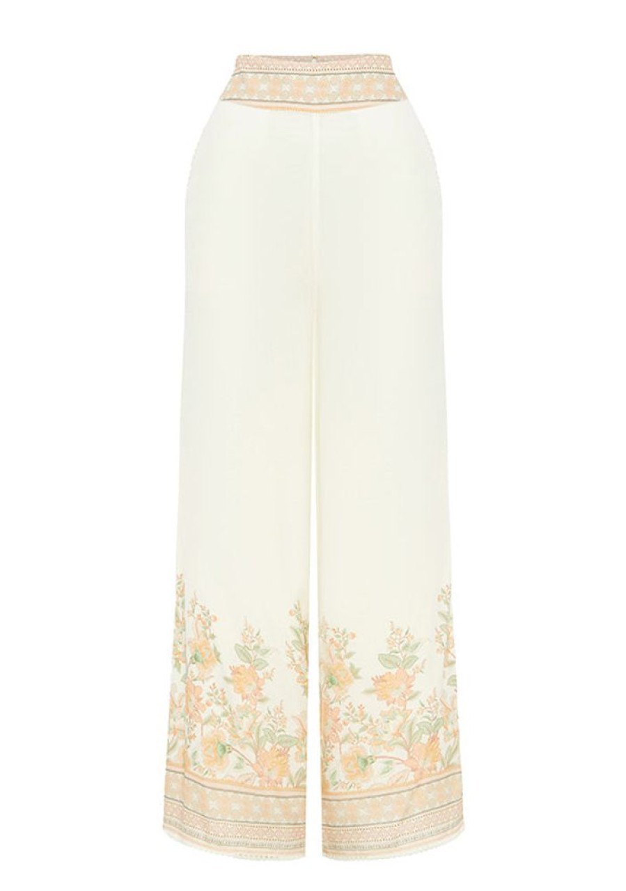 Bottoms MOS The Label | Joanna Pants Floral Border Print