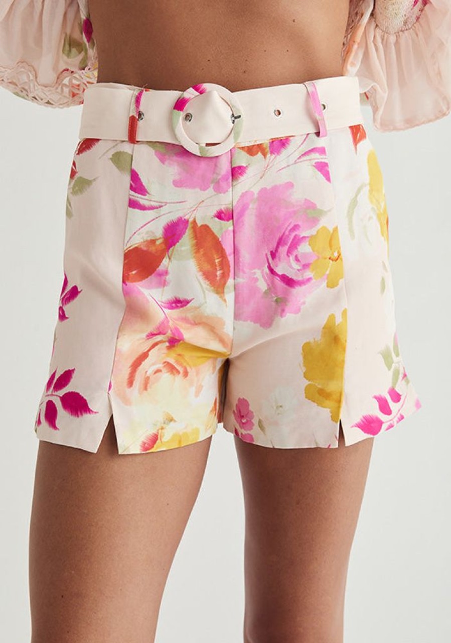 Bottoms MOS The Label | Iris Shorts Iris Print