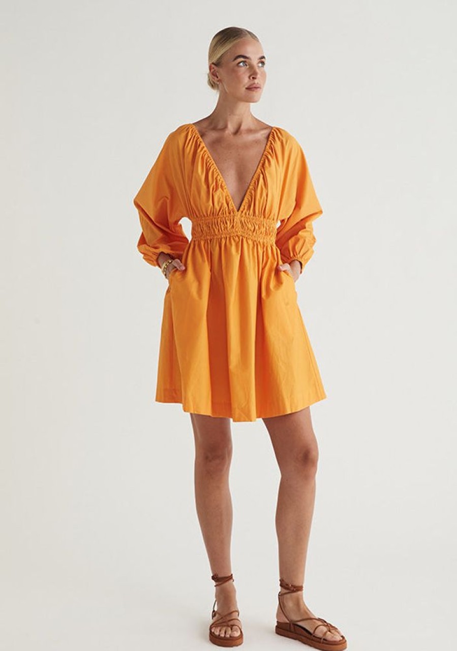 Dresses MOS The Label | Xenia Mini Dress Marigold