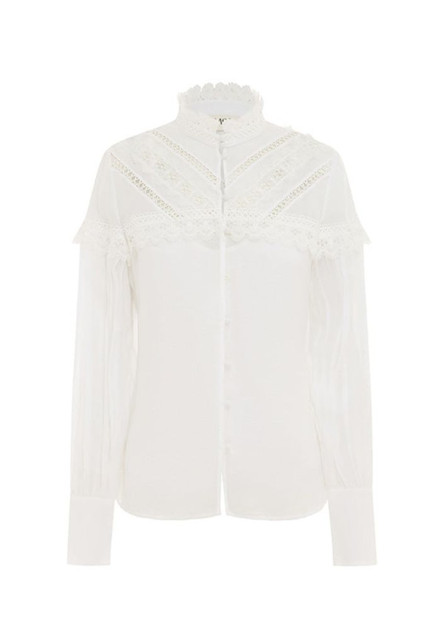 Blouses MOS The Label | Elena Blouse Ivory