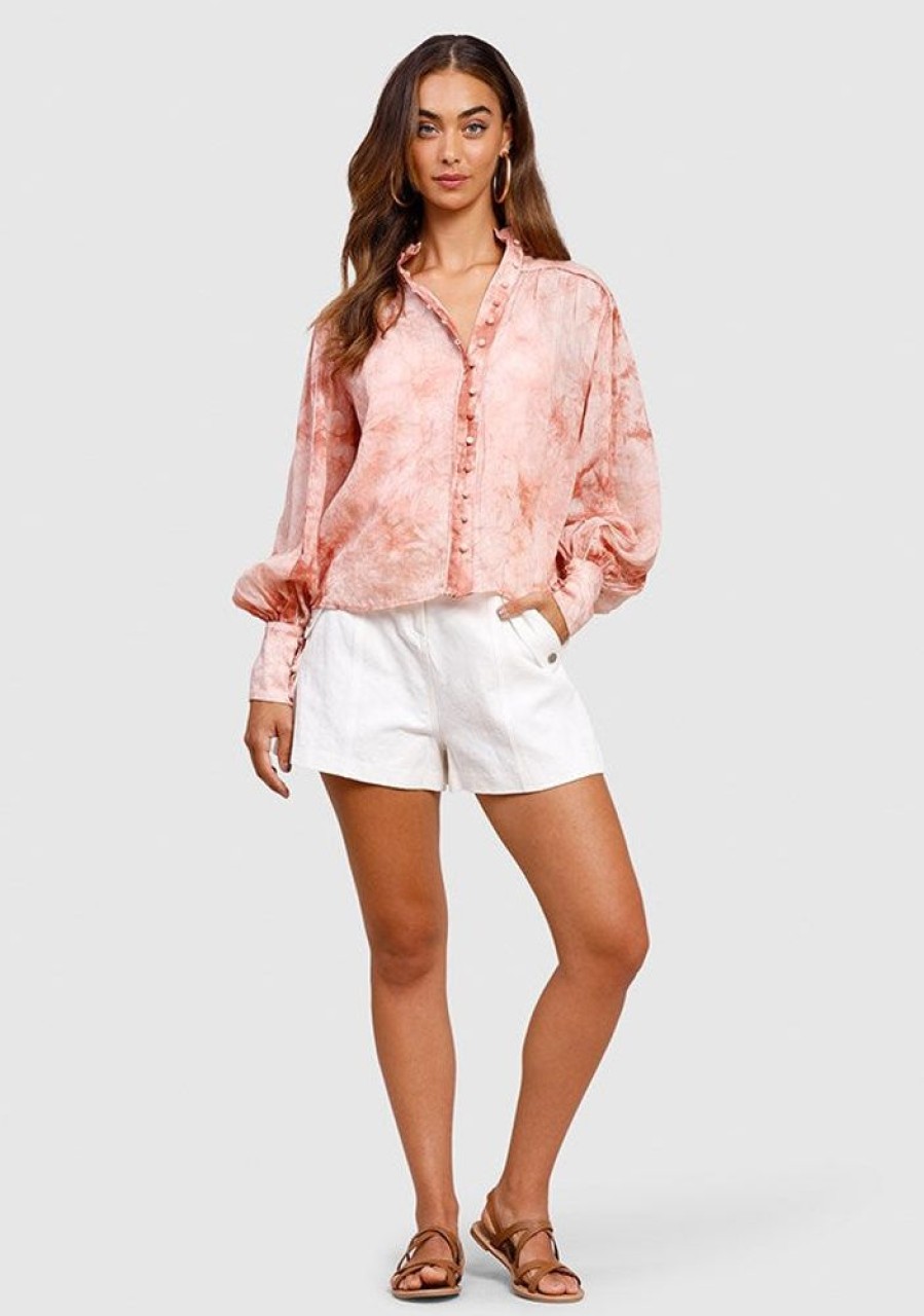 Blouses MOS The Label | High Tide Blouse Stone Rose