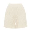 Outerwear MOS The Label | Inflorescence Knit Shorts Ivory