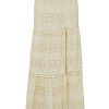 Bottoms MOS The Label | Sunkissed Maxi Skirt Ivory