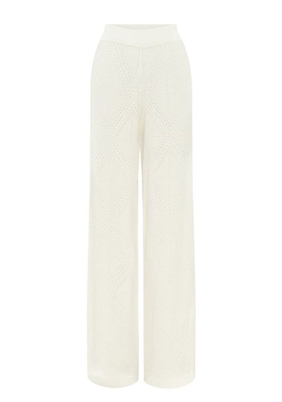 Bottoms MOS The Label | Lana Pants Ivory