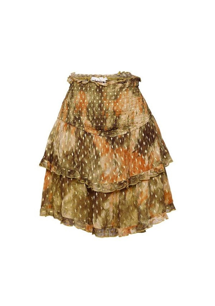 Bottoms MOS The Label | Midsummer Haze Sheer Mini Skirt Midsummer Haze Print