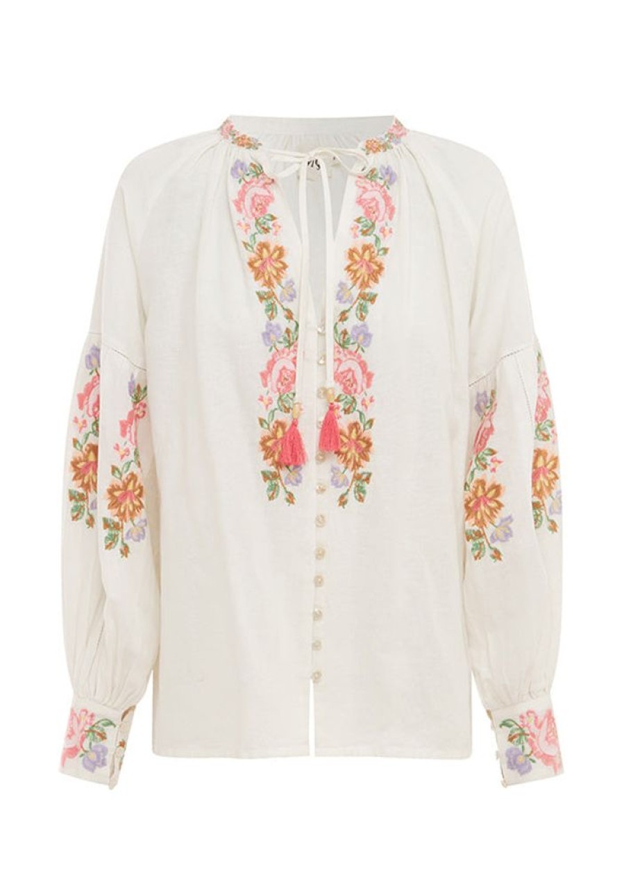 Blouses MOS The Label | Ophelia Blouse Ivory