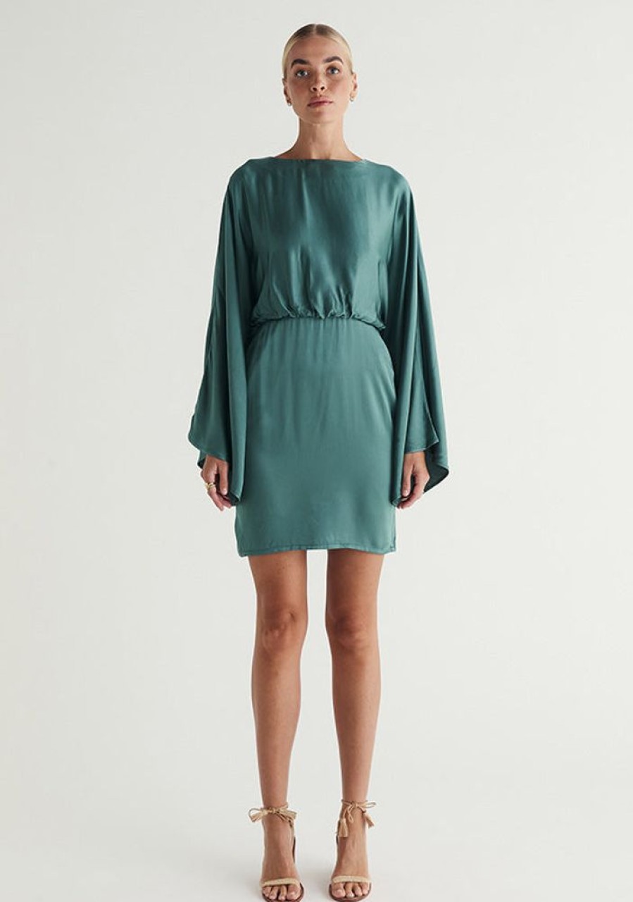 Dresses MOS The Label | Calista Mini Dress Pine