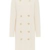 Outerwear MOS The Label | Tranquillity Knit Coat Ivory