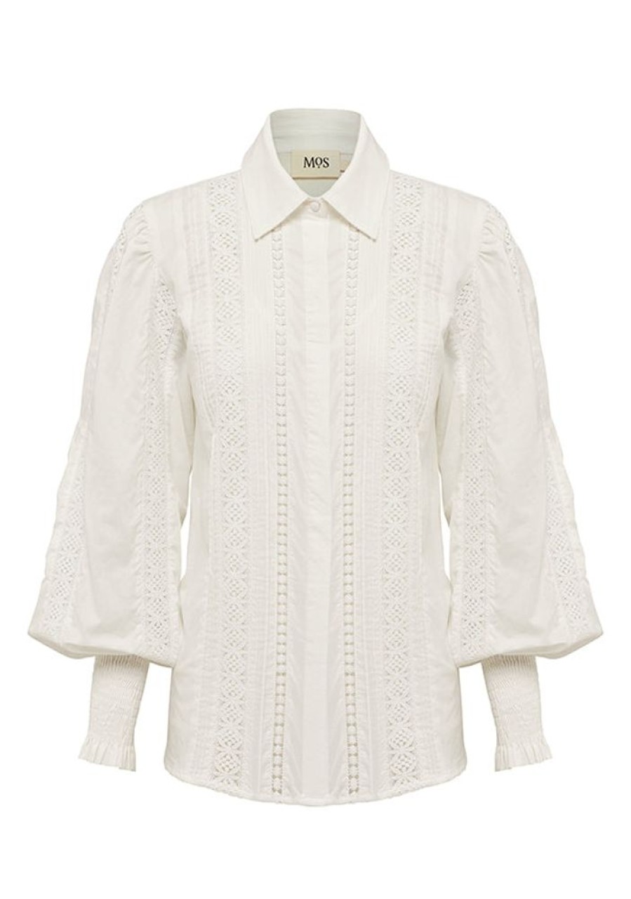 Blouses MOS The Label | Botanic Fields Blouse Ivory