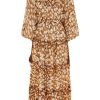 Dresses MOS The Label | Desert Floral Midi Dress Desert Floral Print